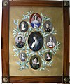 Tableau der Königin Luise im Kreis ihrer Kinder und Freundinnen, montiert 1838?