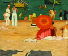 À la plage (Saint-Jean-de-Luz), 1929-1930