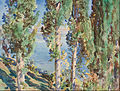 „Kiparisai“, 1909 m., aut. John Singer Sargent