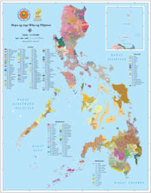 Mapa sa mga Pinulongan sa Pilipinas
