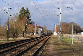 Les voies de la halte de Tracy-Sancerre