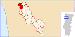 Localização no município de Gondomar