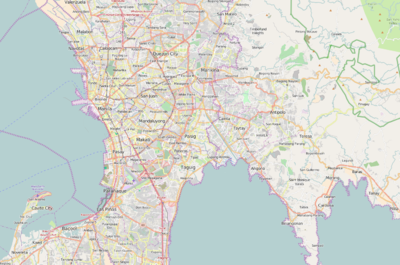 Location map Philippines Manila