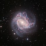 Spiralgalaxen Messier 83.