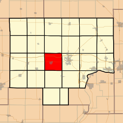 Location in Bureau County