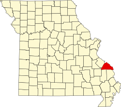 Vị trí quận Perry trong tiểu bang Missouri ở Hoa Kỳ