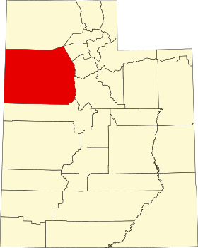 Localisation de Comté de Tooele(Tooele County)