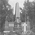 Denkmal für die Toten des Eisenbahnunglücks von 1900, Aufnahme aus dem Jahr 1905