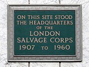 Ceramic plaque, London