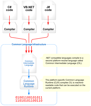 Visual overview of the Common CLR Language Inf...