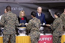 President Biden with military personnel and families P20221121ES-0588 (52651187939).jpg