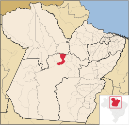 Kaart van Brasil Novo