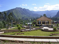 La plaza de armas de Colcamar.