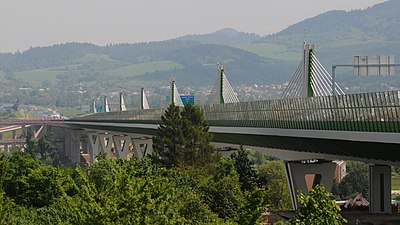 The Považská Bystrica viaduct