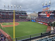 Progressive Field, home of the Cleveland Guardians Progressive Field (Oct. 7, 2022).jpg
