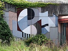 Kunst am Bau, Radiostudio Bruderholz in Basel, Relief von Cristina Spoerri-Sprenger (1929–2013), Künstlerin, 2019 zerstört