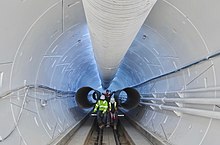 Tunnel built in Hawthorne Reinventing Boring (44544295190).jpg