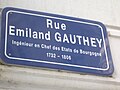 Rue Gauthey à Chalon-sur-Saône