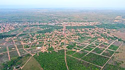Aerial photo of São Domingos do Araguaia