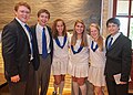 SMH students wear blue ties during their senior class year.