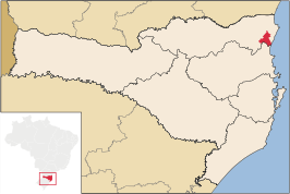 Kaart van Araquari