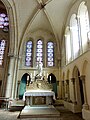 Collatéral sud, chapelle du Sacré-Cœur.