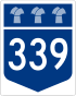 Highway 339 shield