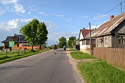 Main street of Skieblewo