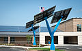 Солнечный прожектор в средней школе Sandy Grove