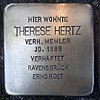 Stolperstein für Therese Hertz verh. Memler
