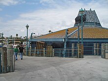 The Bait Shop, which was the fictional concert venue that staged performances in the second and third season TheOC-BaitShop.jpg