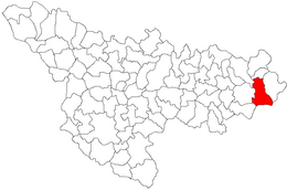Tomești – Mappa