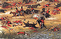 פרט מתוך ציור של הצייר קנדידו לופז, המתאר את קרב טויוטי, אחד הקרבות העקובים מדם במלחמה