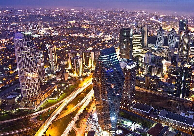 ᱨᱮᱫ:View of Levent financial district from Istanbul Sapphire.jpg