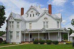 Elaborate Queen Anne house