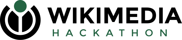 "Logo du hackathon Wikimédia."