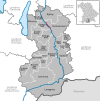 Lage des Gemeindefreien Gebiets Wolfratshauser Forst im Landkreis Bad Tölz-Wolfratshausen