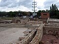 Vue générale du site, avec les thermes nord au centre de la photographie.