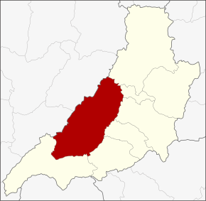 Amplasarea districtului în provincia Phrae