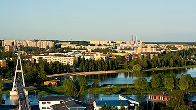 Тарту, район Аннелинн, строительство которого началось в конце 1960-х годов