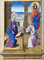Jean Poyer: Annuntiatio Domini, Breviarium Henrici VIII, circa annum 1500 picta