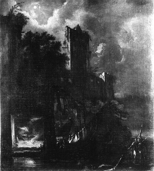File:Bartolomeo Pedon - Moonlit Landscape with Ruined Castle - Walters 37348.jpg