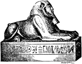 Egyptian sphinx