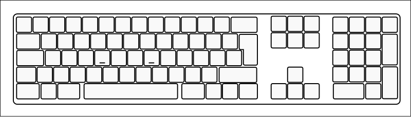 2009 blank computer keyboard printable templates Â· free printable ...