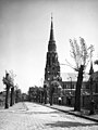 A templom egy 1950-es évekből származó fényképen