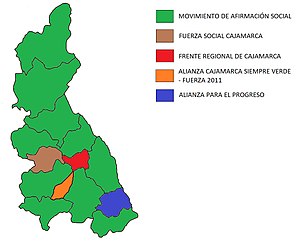 Elecciones regionales de Cajamarca de 2010