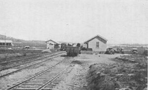 Canberra station in 1929 Canberra Railway Station 1929.JPG