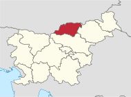 Carinthia (regio statistica slovena): situs