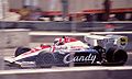 Johnny Cecotto driving for Toleman at the 1984 Dallas GP
