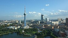 Changchun skyline with Ji Tower - panoramio.jpg